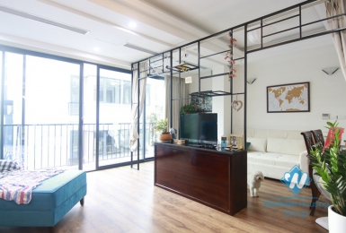 Brand new two bedrooms apartment for rent in Truc Bach area, Ha Noi